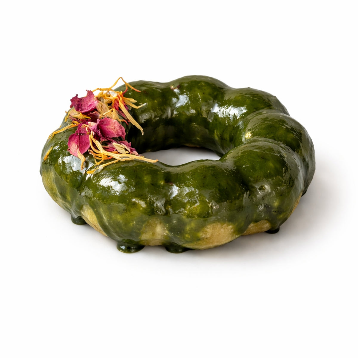 Matcha mochi donut