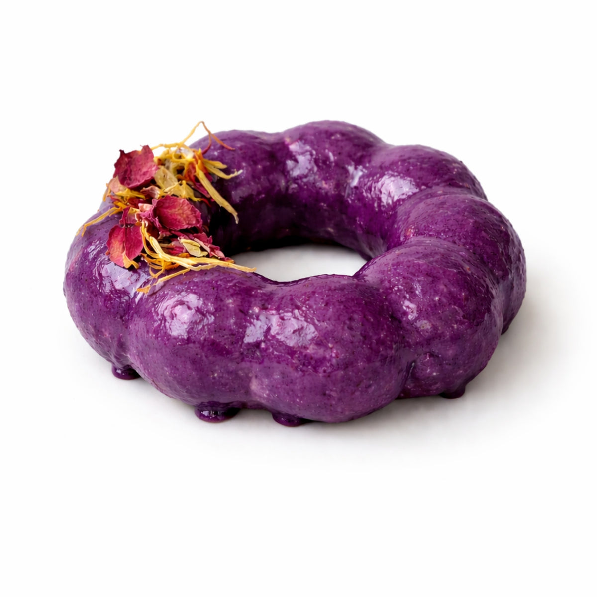 Ube mochi donut